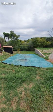 Bache piscine 9mx45m