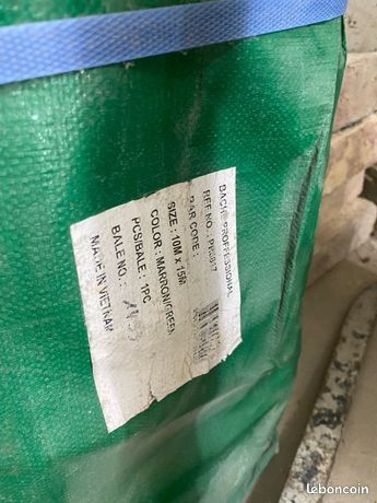 Bâche toiture 10m x 15m lourde