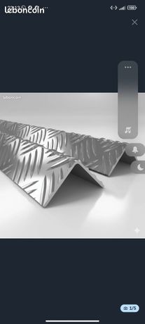 Baguette de protection mur inox & Aluminium