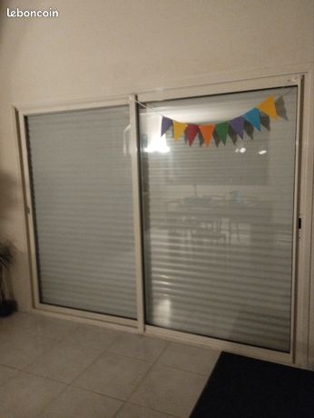 Baie aluminium 2 ventaux coulissante