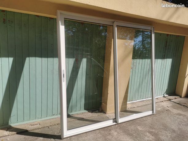 Baie Coulissant alu deux vantaux