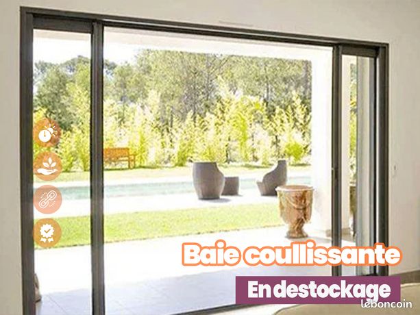 Baie coulissante en PVC