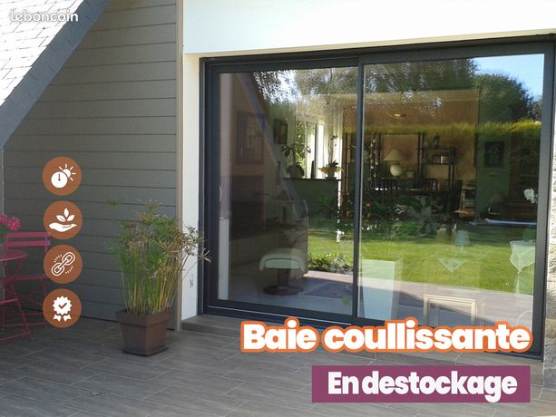 Baie coulissante en PVC