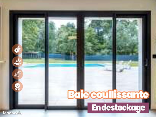 Baie coulissante en PVC