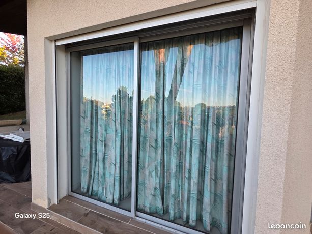 Baie vitrée alu technal