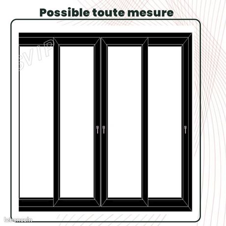 Baie vitrée moderne isolation thermique renforcée