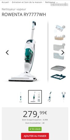 Balai aspirateur laveur ROWENTA