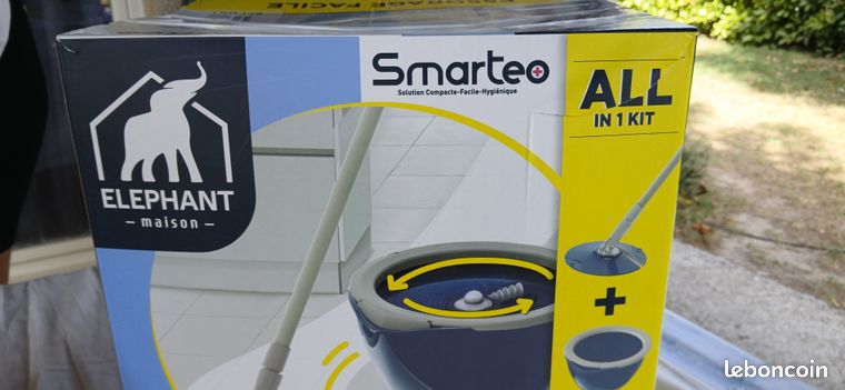 Balais rotatif avec seau