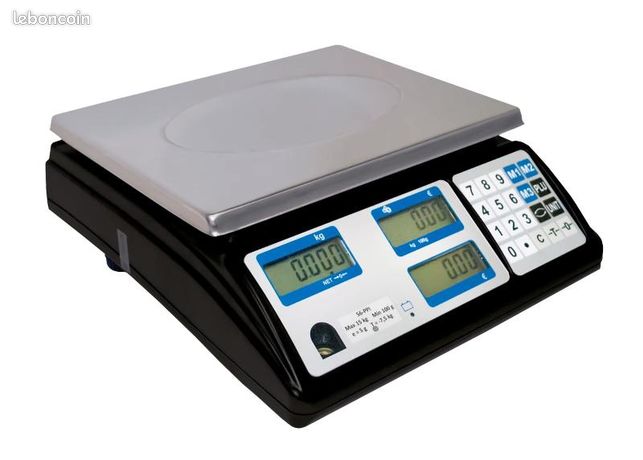 Balance poids-prix pour marché ou magasin (avec vignette verte)