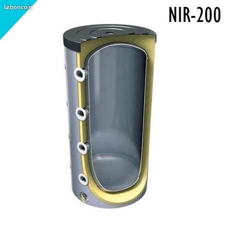 Ballon de Stockage Chauffage 200 Litres Isolé