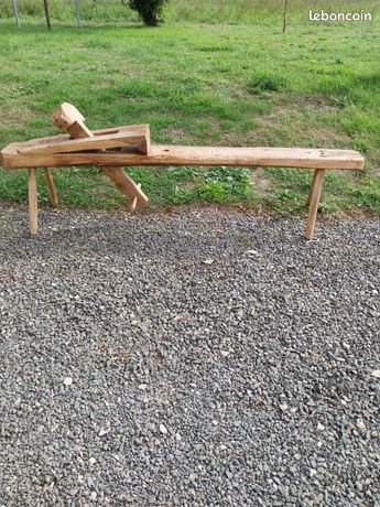 Banc à planer ou banc d'âne
