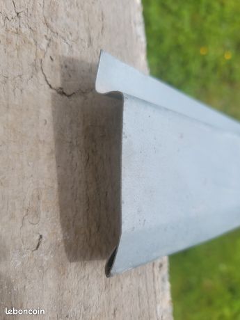 Bande solin zinc hauteur standard 80mm par 2 metres jamais servie