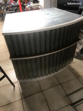 Banque daccueil bois