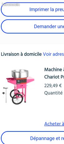 Barbe à papa 140. Cave à vin 150