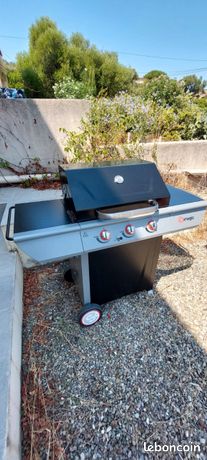 Barbecue gaz etat avec chariot
