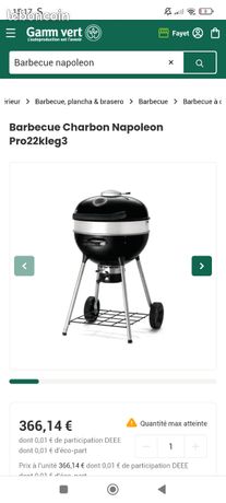 Barbecue napoleon avec les grille en fonte
