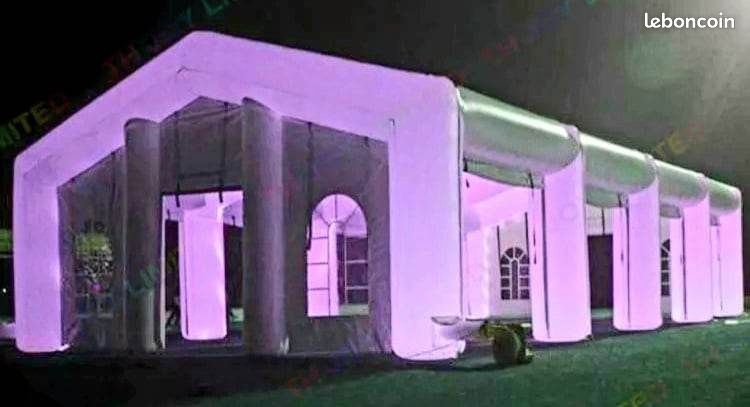 Barnum 10mx6mx5m gonflable avec éclairage