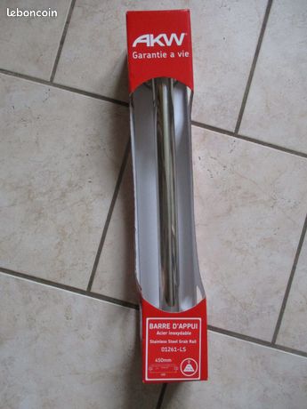 Barre d'appui AKW neuve et emballé acier inoxydable