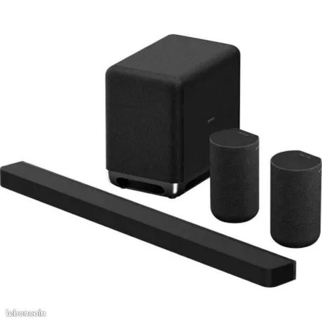 Barre de son Sony bravia home theater 9+ caisson+ enceintes arrières