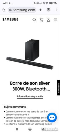 Barre de son