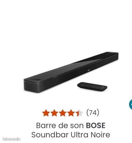 Barre de son BOS ultra noir