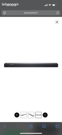 Barre de son Soundbar 500 + caisson de basse 500 Noir -BOSE