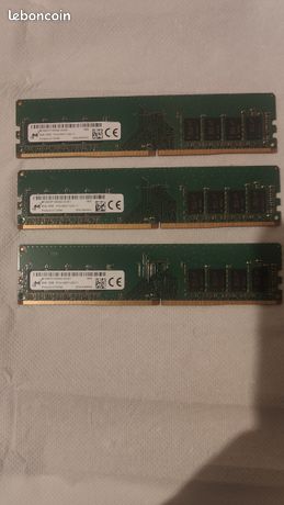 Barrette mémoire Micron 8Go DDR4 2400T