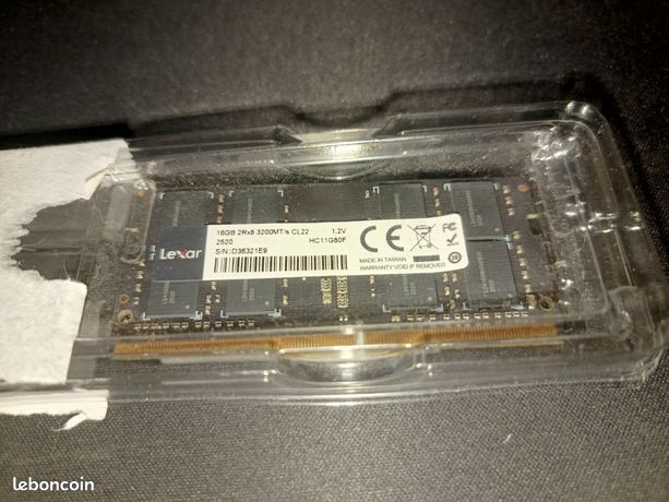 Barrette de ram 16gb pc portable