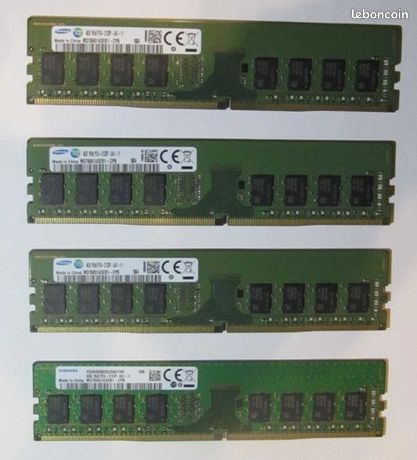 Barrettes de mémoire identiques 4GB PC4 2133P UA1