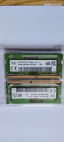 Barrettes informatiques 2 x 8 GB Corsair Vengeance