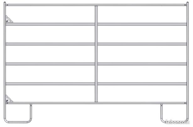 Barrière contention 3m- Agridiscount