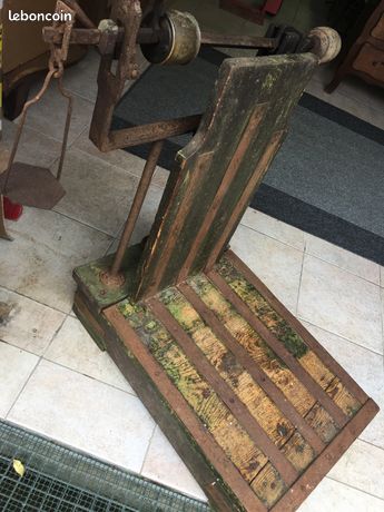 Bascule balance à poids agricole