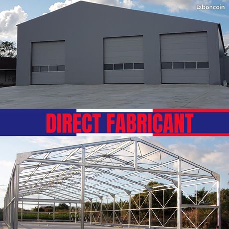 Batiment metallique industriel