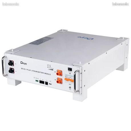 Batterie 512kwh Deye ESS LV-Rack SE-G5.1 Pro-B GRATUITE