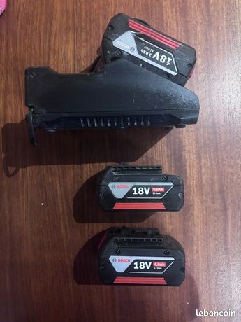 Batterie + chargeur bosch lot