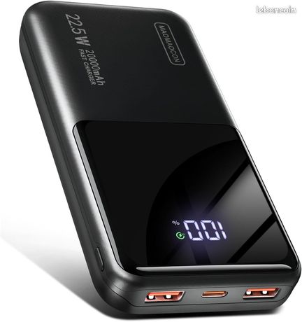 Batterie Externe Charge Rapide 22.5W 20000mAh Neuve