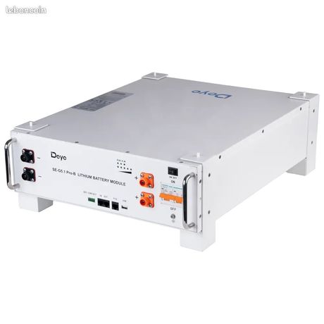 Batterie lithium Deye pour onduleur hybride - Livraison en 3 à 5 jours ouvrés