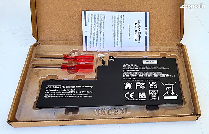 Batterie pour PC portable HP EliteBook X360 / 1030 G2