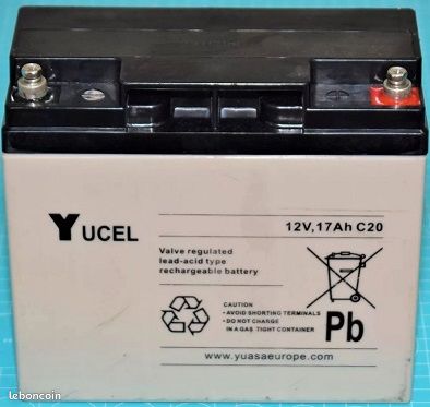 Batterie Yucel Gel étanche 12V 17Ah