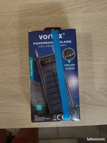 Batterie externe solaire vortex