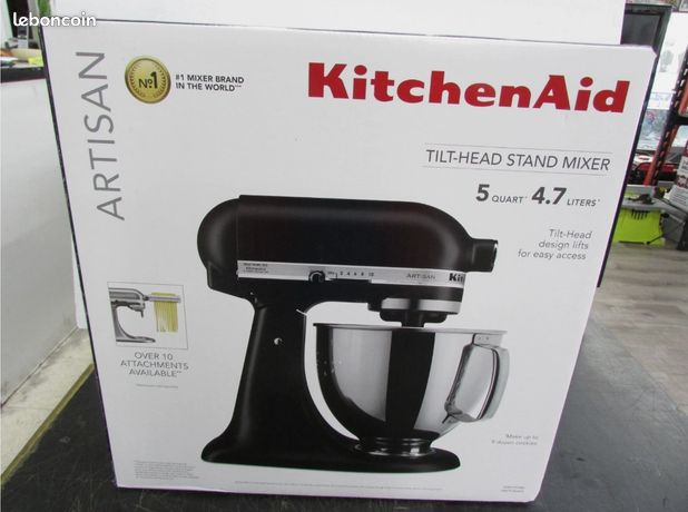 BATTEUR SUR socle à tête inclinable KitchenAid Artisan Series 5 Pintes KSM150PSBM