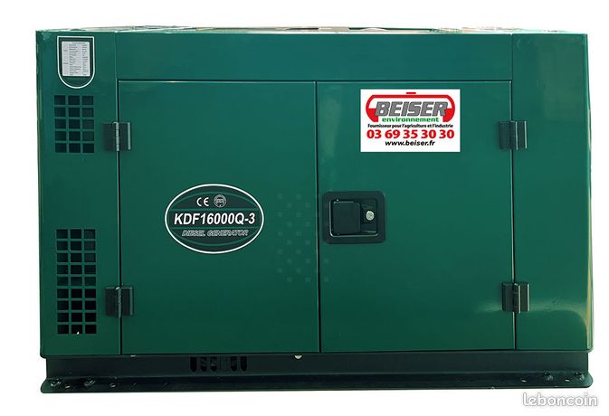 Beiser Groupe électrogène Diesel 11 kW triphasé