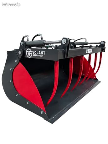 Benne à grappin attelage euro 1m50-Agridiscount