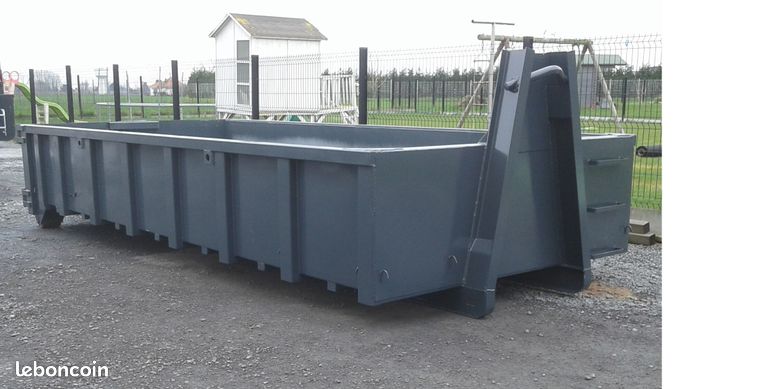 Benne TP ampliroll long 5m50 ou 6m00 largeur intérieur2m20 ou 2m30