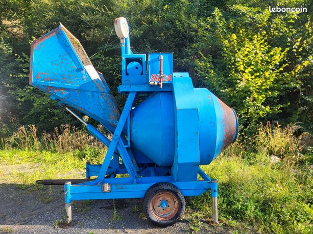 Betonniere a chargeur centrale beton 500l