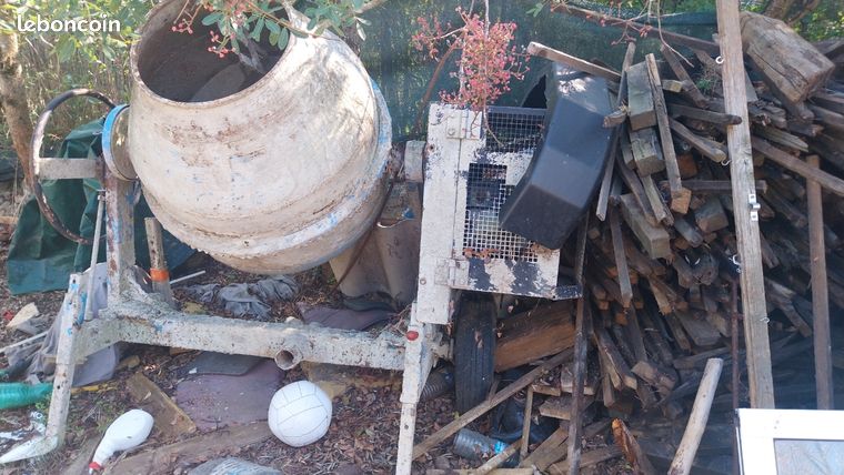 Bétonnière de chantier donner