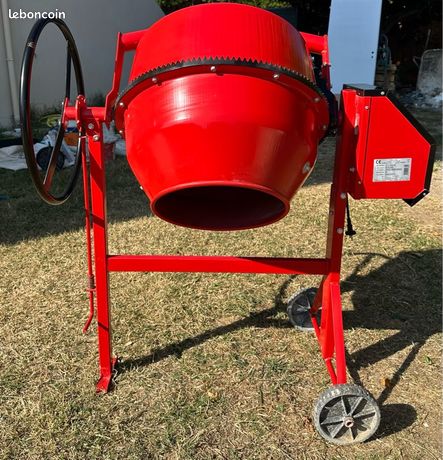 Bétonnière électrique Ecomix 130 L rouge Altrad