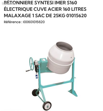 Bétonniere syntesi IMER S160