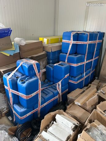 Bidon en plastique bleu 25 litres