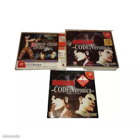 Biohazard Code Veronica Resident evil Sega Dreamcast Jeux Import Japonais